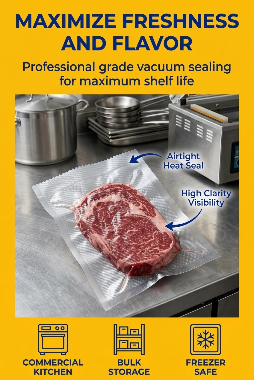 embossed vacuum sealer bags cold lamination application on decorative stickers with bubble-free finish
