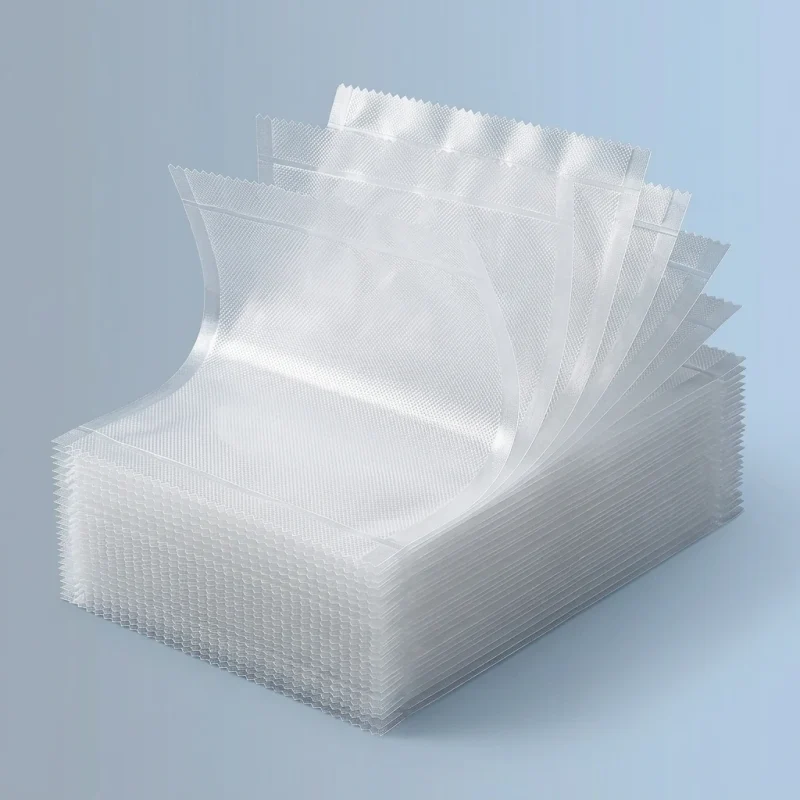 embossed vacuum sealer bags compatibility test with UV digital printing and cold lamination equipment