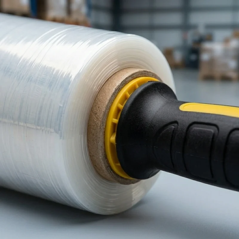 industrial hand stretch film compatibility test with UV digital printing and cold lamination equipment