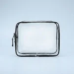pvc zipper pouch applied on luxury gift packaging demonstrating 3D laser reflection