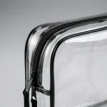 Industrial packaging of pvc zipper pouch with custom width options for printing houses