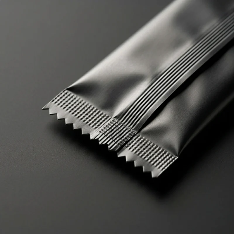 Industrial packaging of heat seal mylar bags with custom width options for printing houses