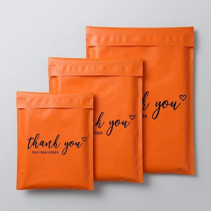 Soft self sealing poly mailers material roll showing PET BOPP layer flexibility and durability