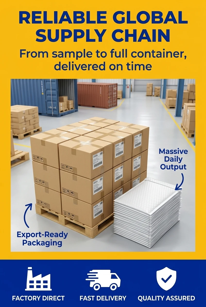 Wholesale supplier of self adhesive mailing bags with massive production capacity. High-quality courier packaging bag manufac