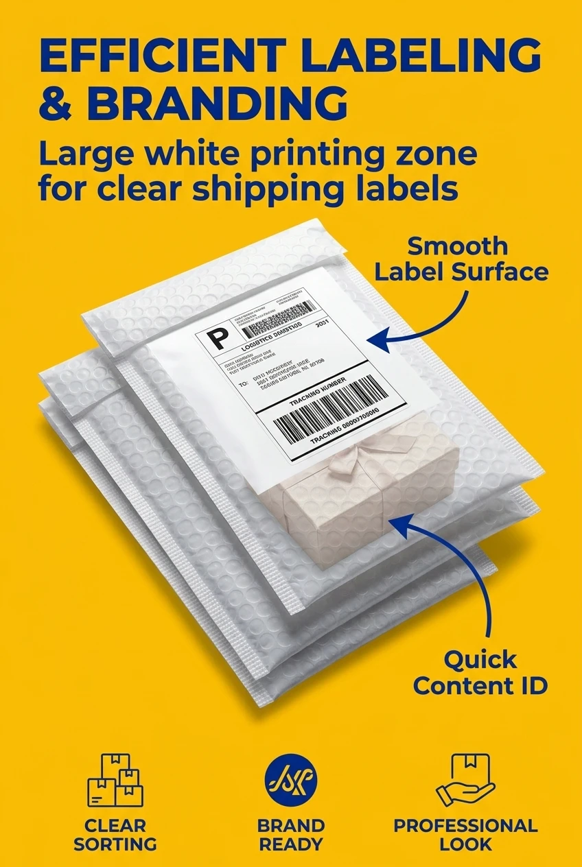 Anti-counterfeiting security label using self sealing poly mailers with dynamic rainbow shift