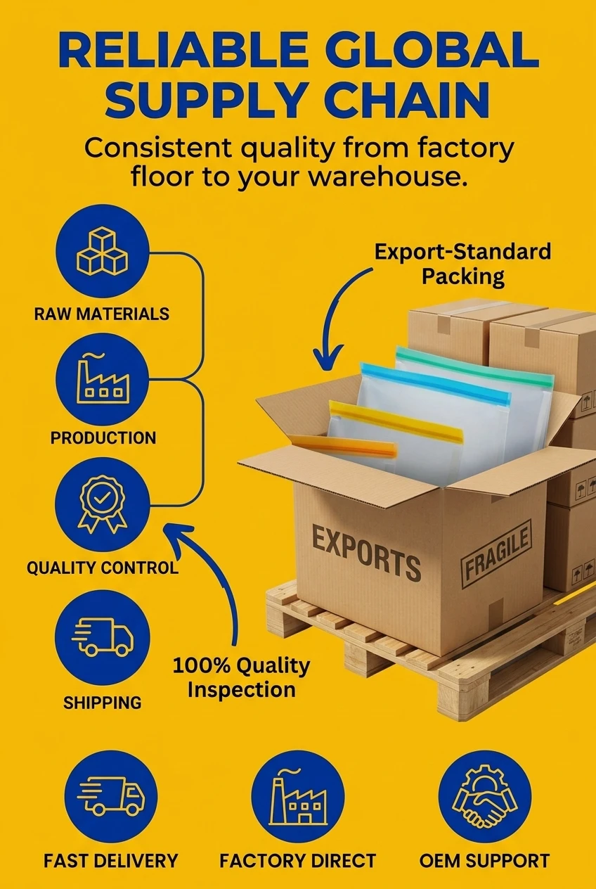 Scale your wholesale logistics distribution network smoothly with export standard packing and global supply support. Our fact
