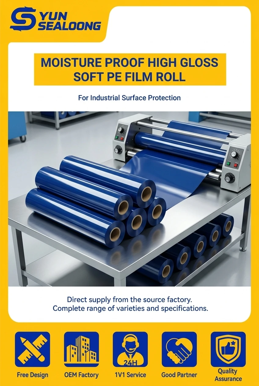 Premium 50cm Width Laminating Film Blow Molding Release Film Consumer Electronics Protective Film for Surface Protection