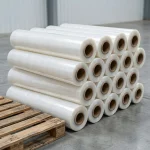 LLDPE stretch film compatibility test with UV digital printing and cold lamination equipment