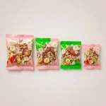 Soft stand up food pouch material roll showing PET BOPP layer flexibility and durability