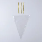 Clear Plastic Cone Treat Bags compatibility test with UV digital printing and cold lamination equipment