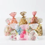stand up food pouch showing prismatic rainbow effect on transparent soft BOPP base