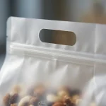 Industrial packaging of stand up pouch with zipper with custom width options for printing houses
