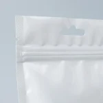 Soft stand up pouch with zipper material roll showing PET BOPP layer flexibility and durability
