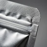 Industrial packaging of stand up pouch with zipper with custom width options for printing houses