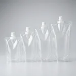 stand up spout pouch compatibility test with UV digital printing and cold lamination equipment