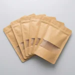 Kraft Stand Up Zip Lock Pouch compatibility test with UV digital printing and cold lamination equipment