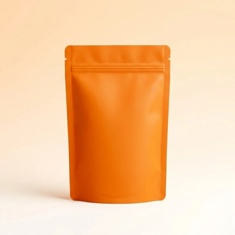 Industrial packaging of Stand Up Zip Lock Pouch with custom width options for printing houses