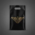 Die cut handle plastic bag compatibility test with UV digital printing and cold lamination equipment