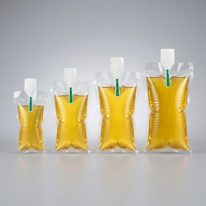 Soft spout packaging plastic bags material roll showing PET BOPP layer flexibility and durability