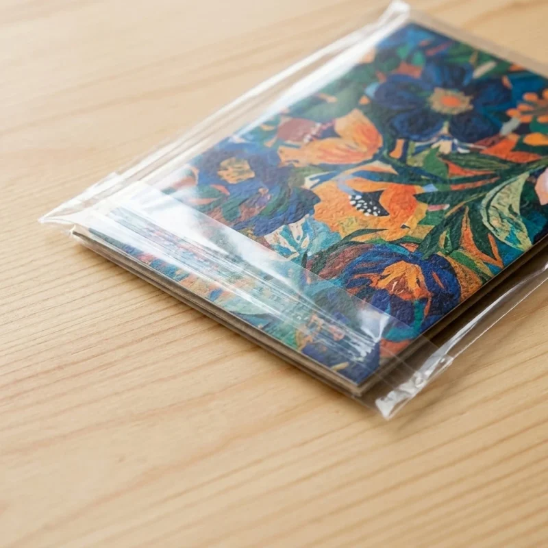 self adhesive opp plastic bag compatibility test with UV digital printing and cold lamination equipment