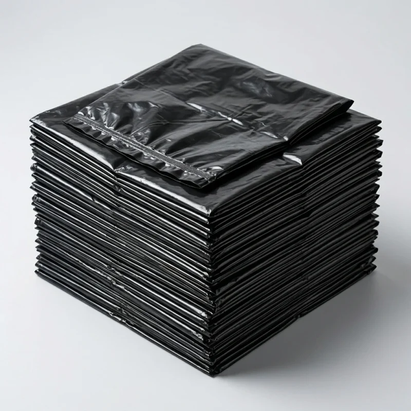 heavy duty pe garbage bag compatibility test with UV digital printing and cold lamination equipment
