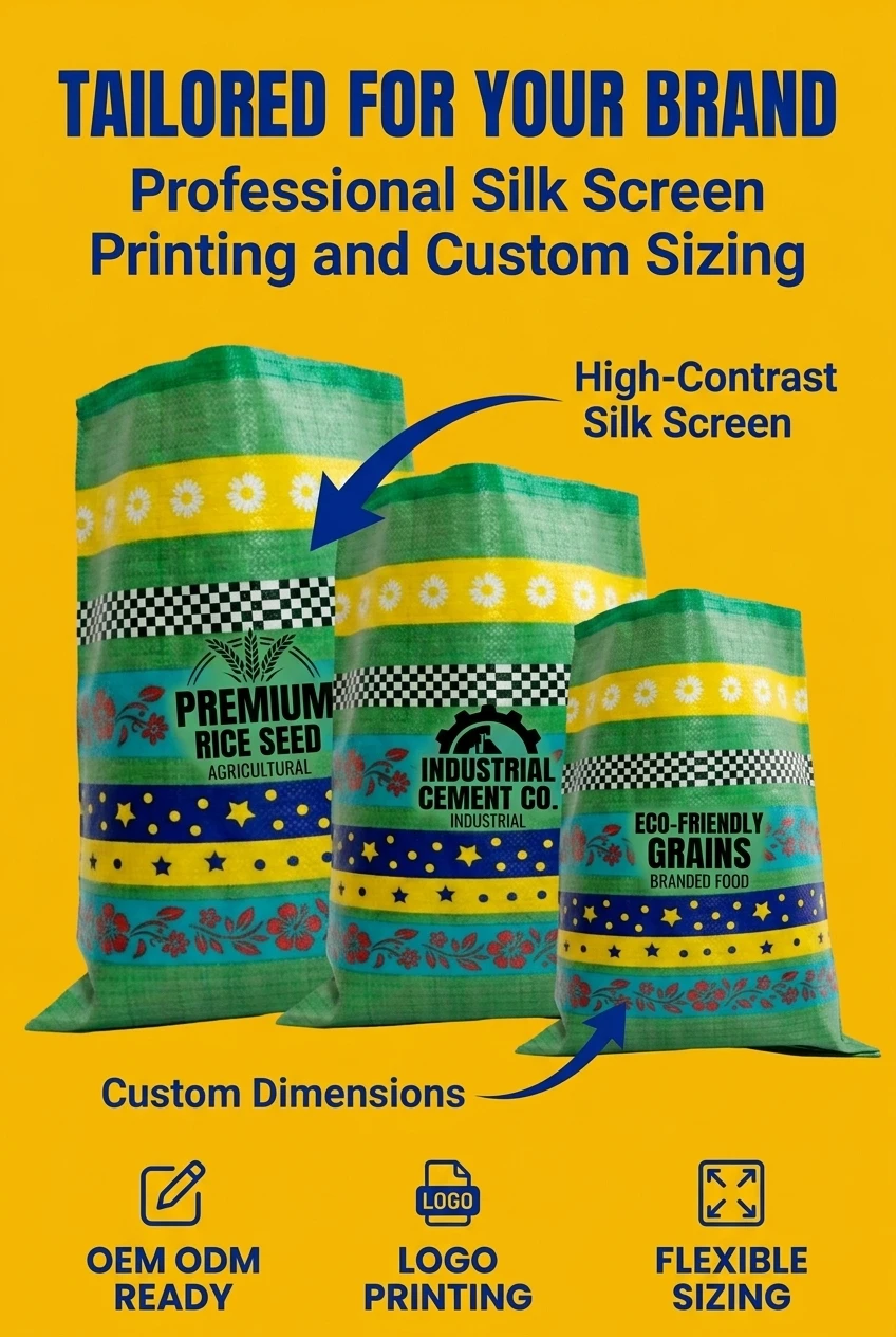 Anti-counterfeiting security label using PP woven bag with dynamic rainbow shift