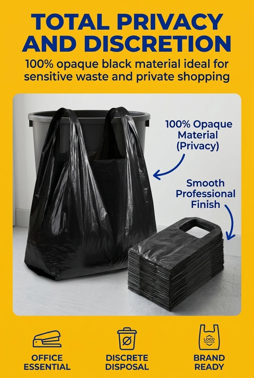 Anti-counterfeiting security label using Heavy duty plastic vest bag with dynamic rainbow shift