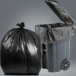 Heavy Duty PE Plastic Bag showing prismatic rainbow effect on transparent soft BOPP base