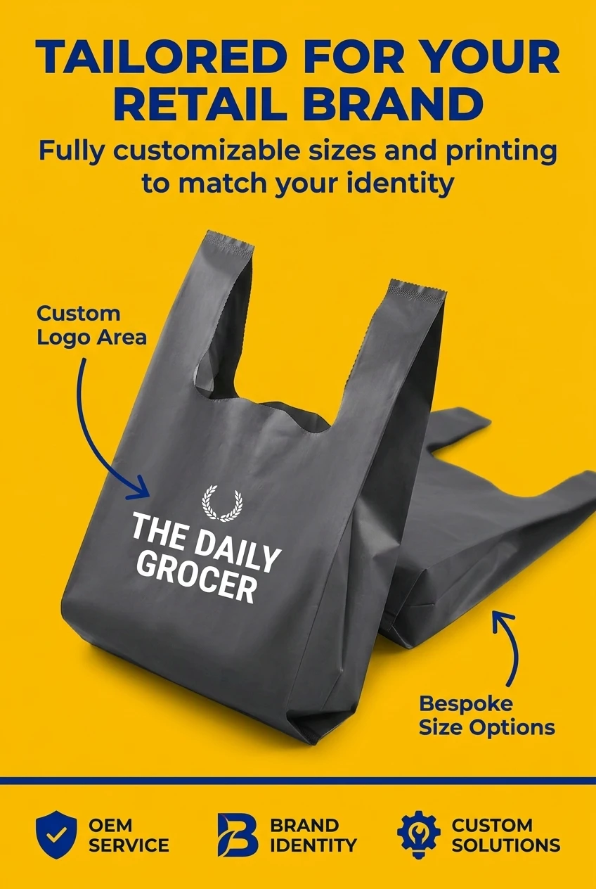 Anti-counterfeiting security label using Heavy Duty Plastic Shopping Bag with dynamic rainbow shift