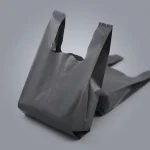 Heavy Duty Plastic Shopping Bag showing prismatic rainbow effect on transparent soft BOPP base