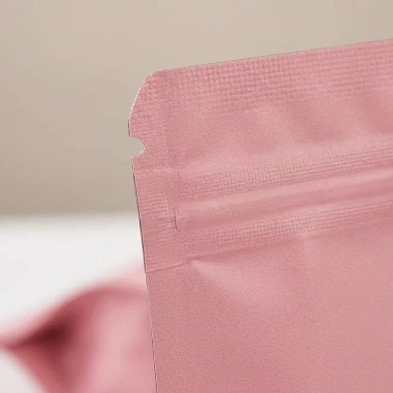 Soft stand up pouch with zipper material roll showing PET BOPP layer flexibility and durability