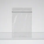 Clear PE Zipper Pouch Bag compatibility test with UV digital printing and cold lamination equipment