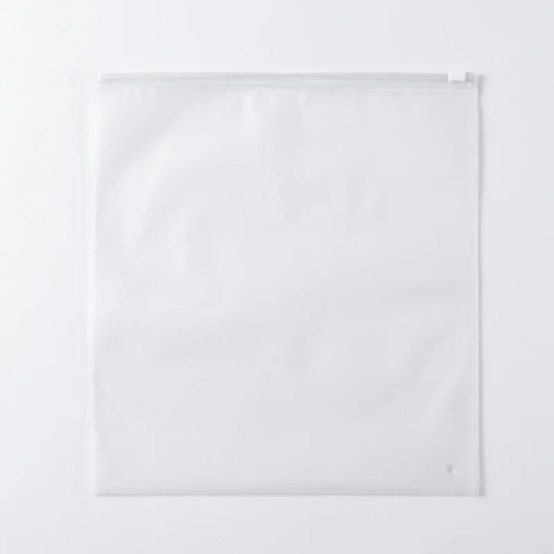 frosted slider zipper bag applied on luxury gift packaging demonstrating 3D laser reflection