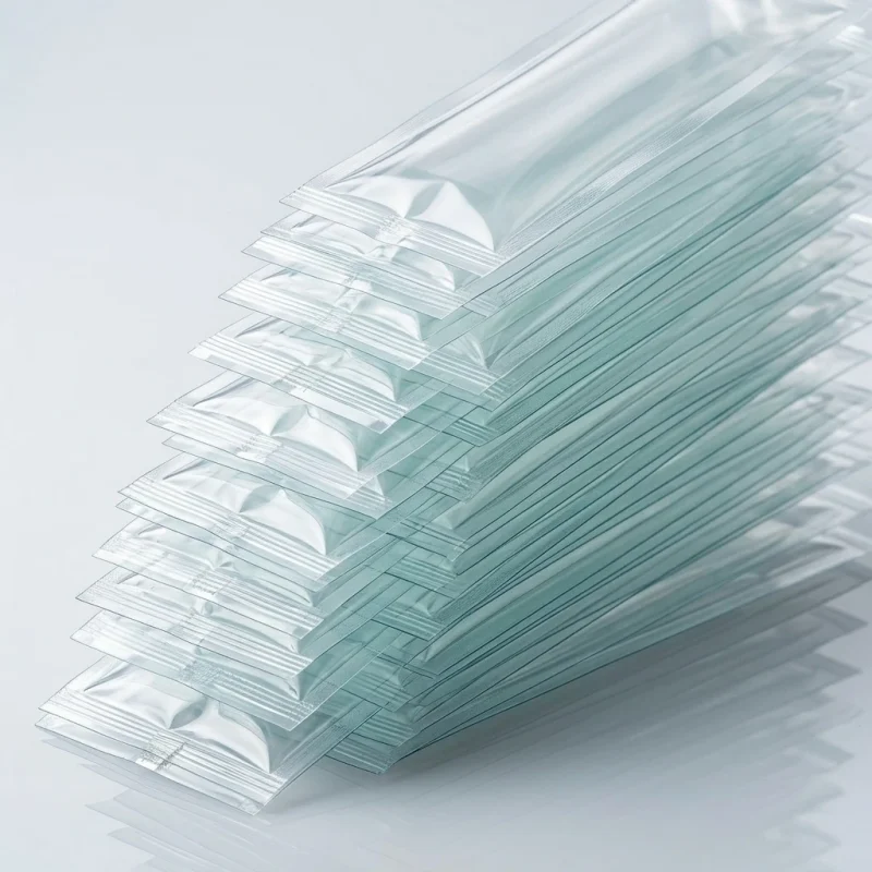 Soft heavy duty pe plastic bag material roll showing PET BOPP layer flexibility and durability