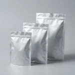 Soft foil stand up pouch with zipper material roll showing PET BOPP layer flexibility and durability