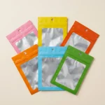 Industrial packaging of matte plastic zipper bag with custom width options for printing houses