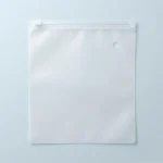 Soft frosted slider zipper bag material roll showing PET BOPP layer flexibility and durability