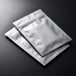 Resealable Plastic Zipper Bag applied on luxury gift packaging demonstrating 3D laser reflection