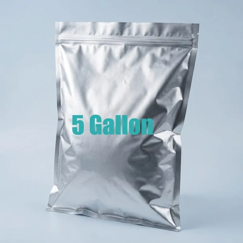 heavy duty mylar zip lock bags showing prismatic rainbow effect on transparent soft BOPP base