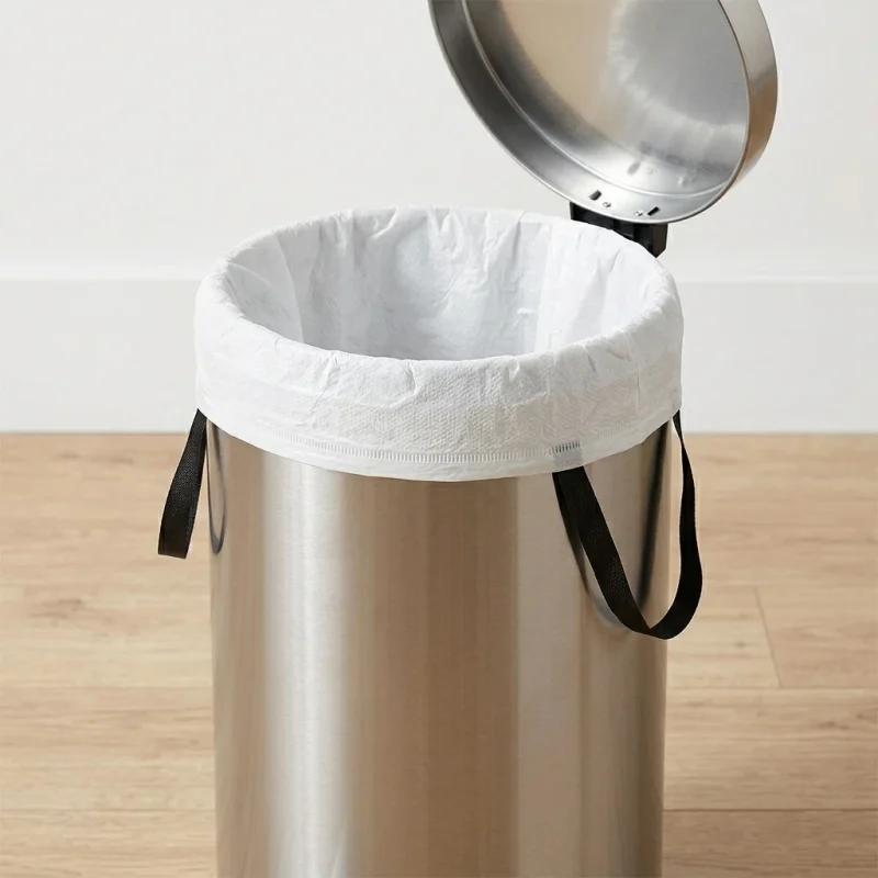 Industrial packaging of drawstring pe plastic bag with custom width options for printing houses