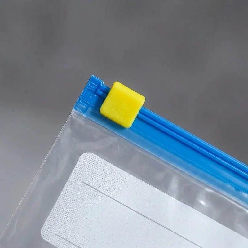 Industrial packaging of slider zipper bag with custom width options for printing houses