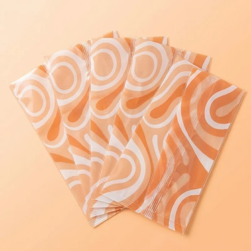 Soft Heat Sealable BOPP Film material roll showing PET BOPP layer flexibility and durability
