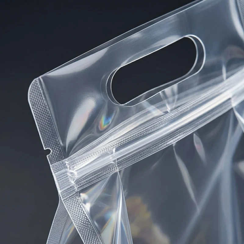Industrial packaging of food zipper stand up pouch with custom width options for printing houses
