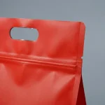Industrial packaging of food zipper stand up pouch with custom width options for printing houses