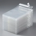 Industrial packaging of heavy duty zip lock bags with custom width options for printing houses
