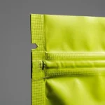 Soft heavy duty plastic zipper bags material roll showing PET BOPP layer flexibility and durability