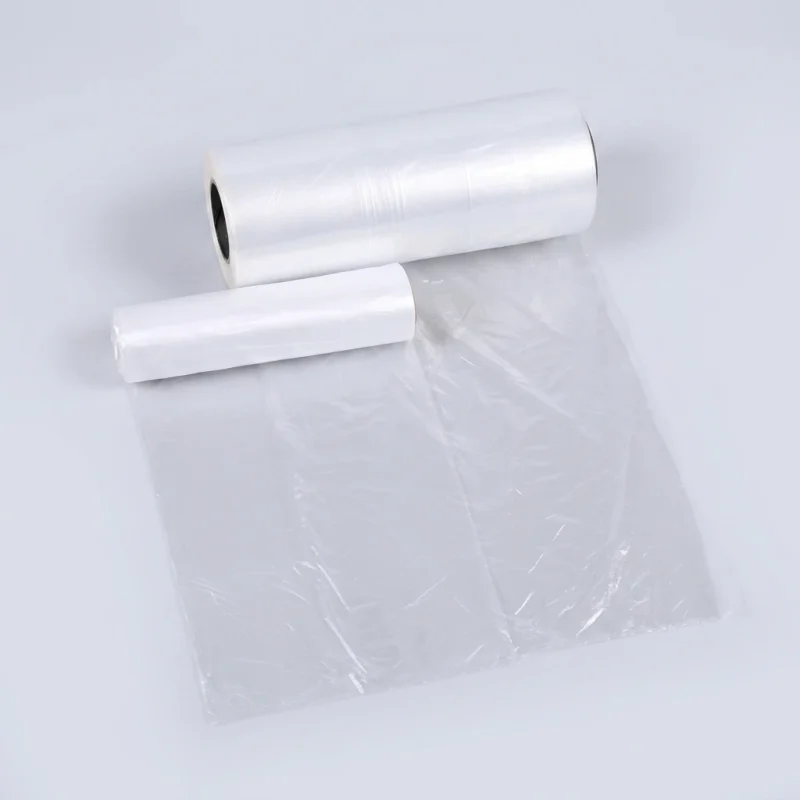 food grade vacuum packaging bags showing prismatic rainbow effect on transparent soft BOPP base