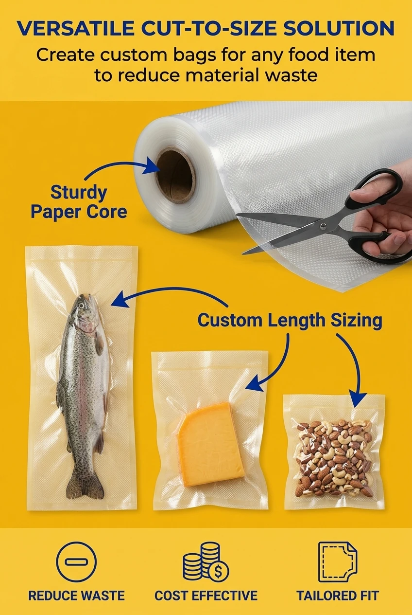 Anti-counterfeiting security label using Textured Vacuum Sealer Rolls with dynamic rainbow shift